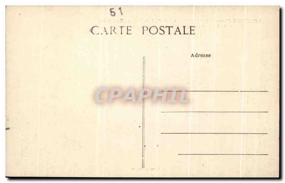CPA Minaucourt Cimetiere National du Pont du Marson Au fond les Ouvrages de la Main de Massiges Militaria  — Rückseite
