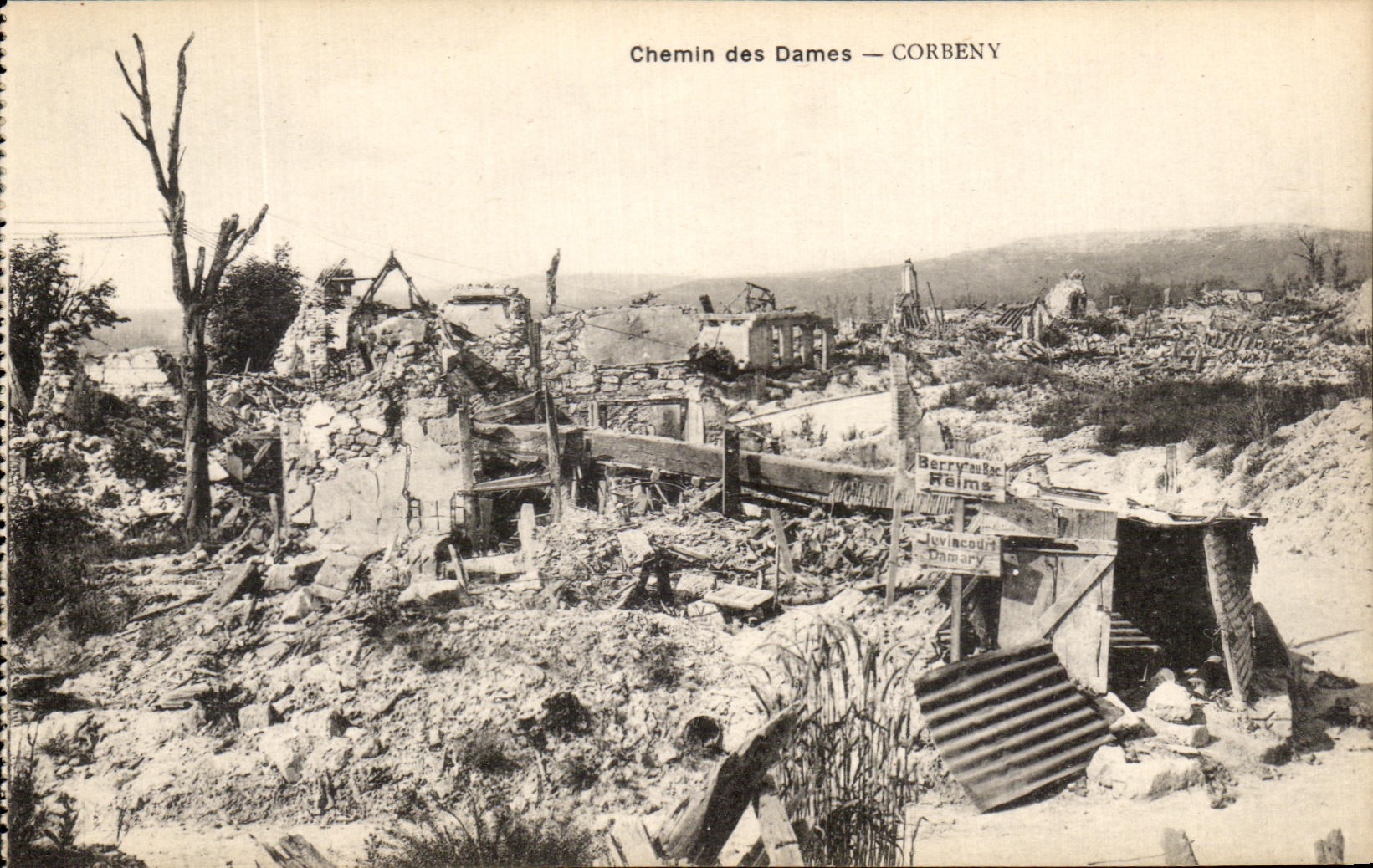 Chemin des Dames — CORBENY — B. Nougardé et H. Larrat, Sézons