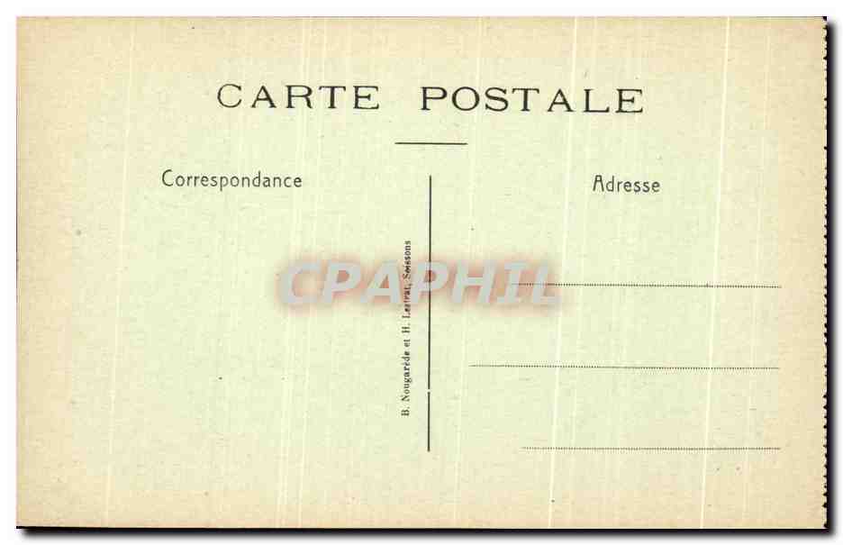 Chemin des Dames — CORBENY — B. Nougardé et H. Larrat, Sézons — Rückseite