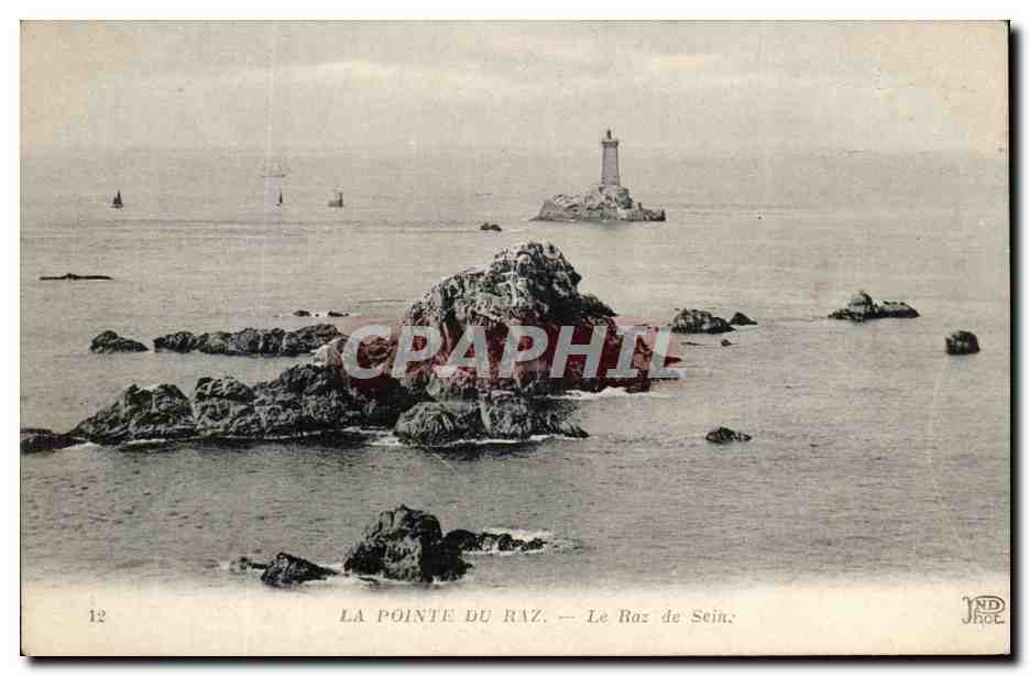CPA La Pointe Du Raz Le Raz De Sein