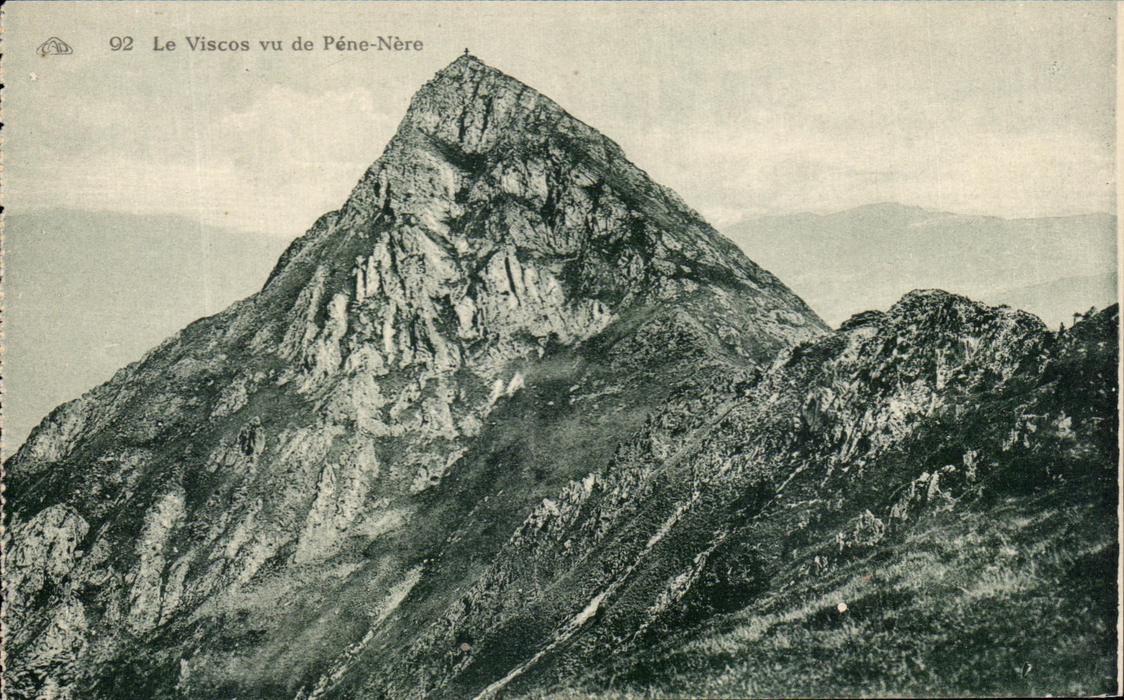 Le Viscos vu de Péne-Nère — vue montagneuse — série 92, éditeur CPAPHIL