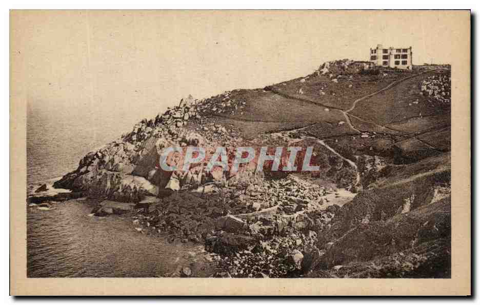 CPA Douarnenez Treboul La Pointe des Roches Blanches