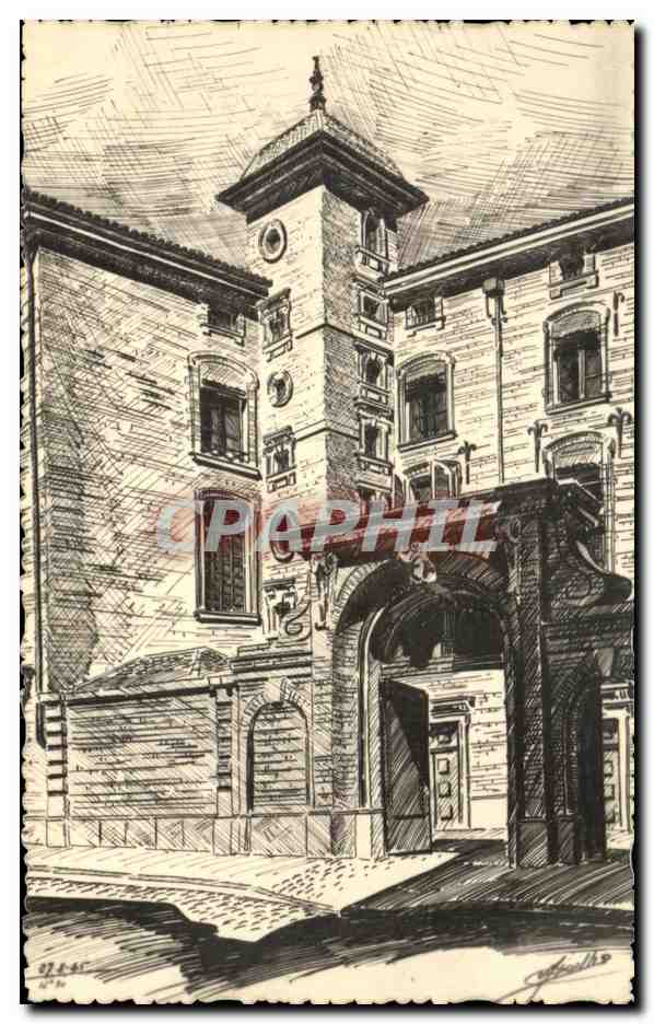 CPA Toulouse Hotel du Siecle sur l'emplacement de l'Hotel Duranti President du Parlement 