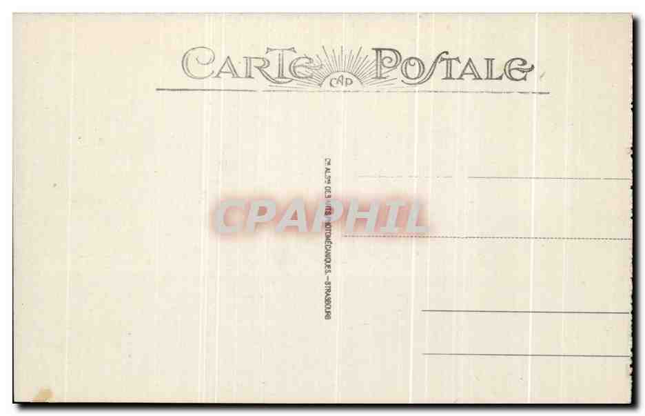 Cauterets - Vue générale prise de la Ferme de la Reine Hortense — Le Péguerre et la Vallée de Gambasque — Reverso