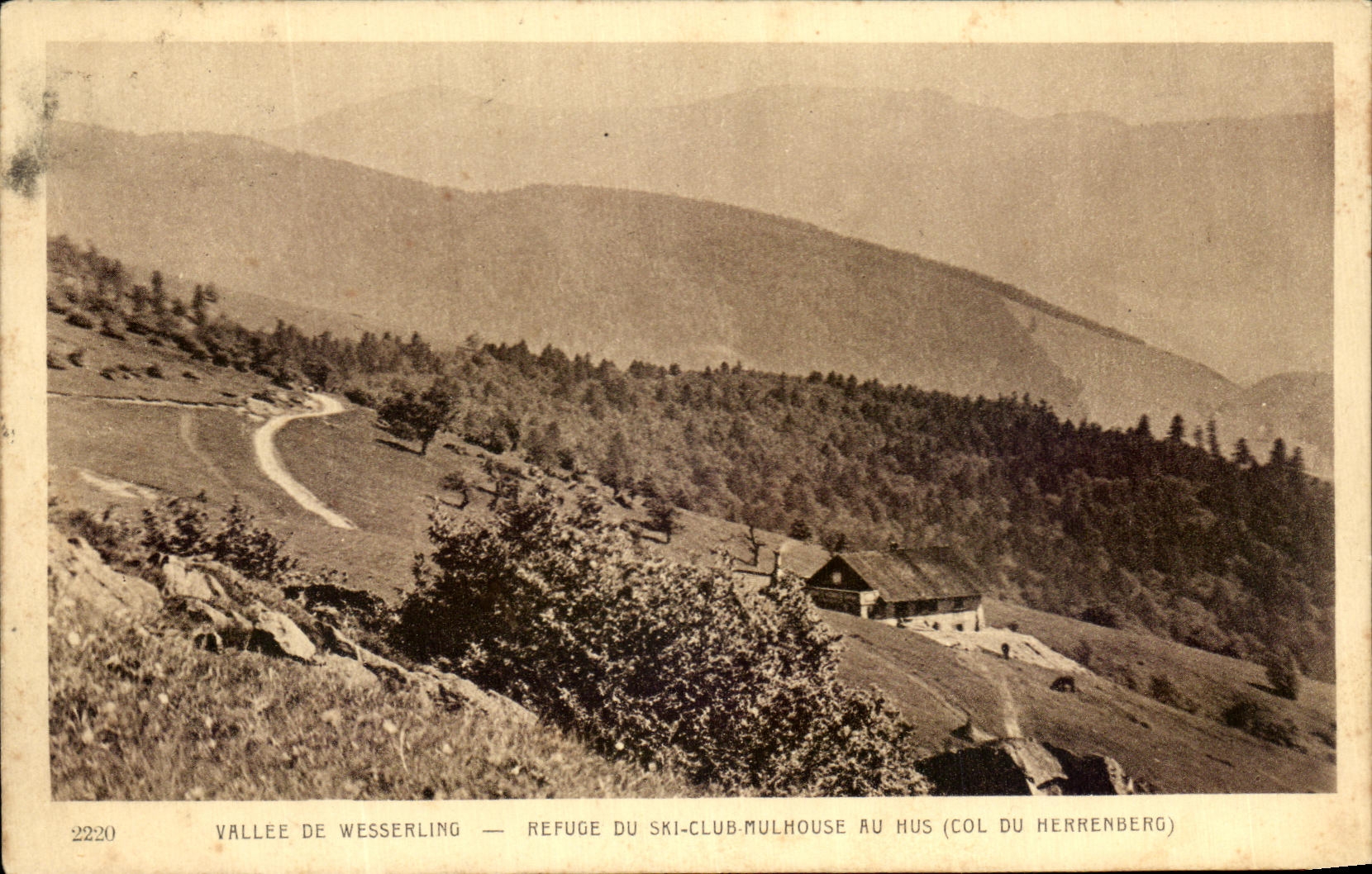 CPA Vallee de Wesserling Refuge du Ski Club Mulhouse au Hus Col de Herrenberg 