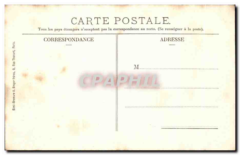 Chantilly - Le Château - Vue Générale — Mme Vve Robineau, libraire, édit., Chantilly — Reverso