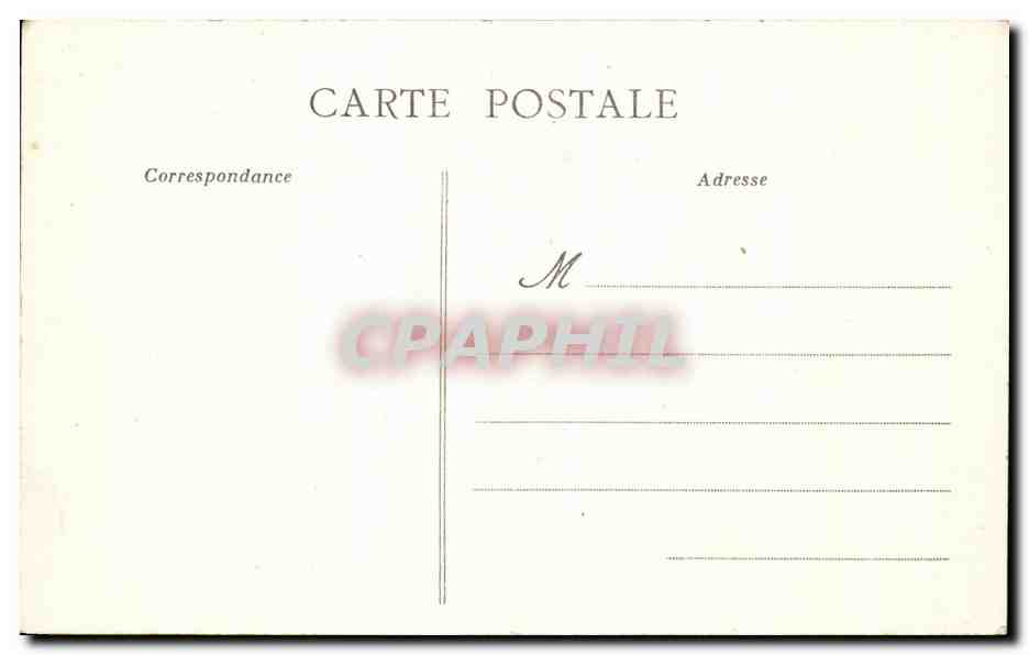 CPA Batz La Grande Cote — Rückseite