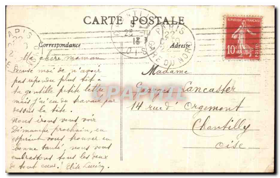 Le Pouligcen (Loire-Inf.) — Tête de rocher — Artaud-Nozaïs, Nantes — Verso