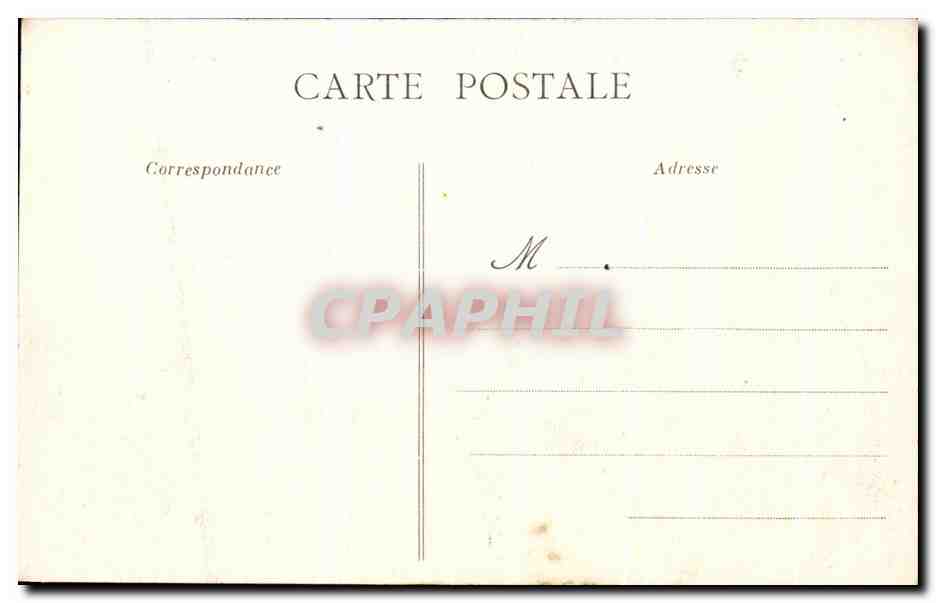 CPA Le Pouliguen La Grande Cote Quelques Rochers avant d'Arriver An Cafe Des Marsouins — Rückseite