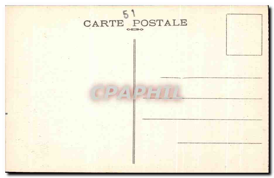 CPA Reims Dans Les Ruines Apres La Retraite Des Allemands Rue De Vesle Militaria  — Rückseite