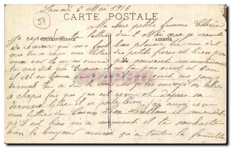CPA La Grande Guerre Environs De Ste Menehould Berzieux Village Militaria  — Back