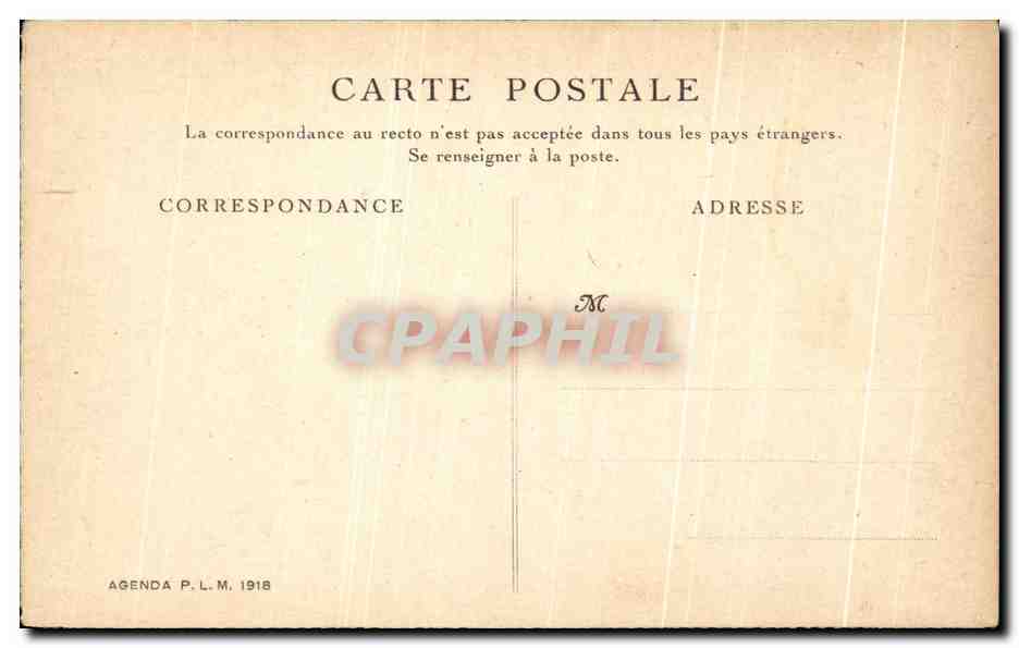 CPA Beaulieu Materiel Agricole Detruit Par Les Allemands Militaria — Verso