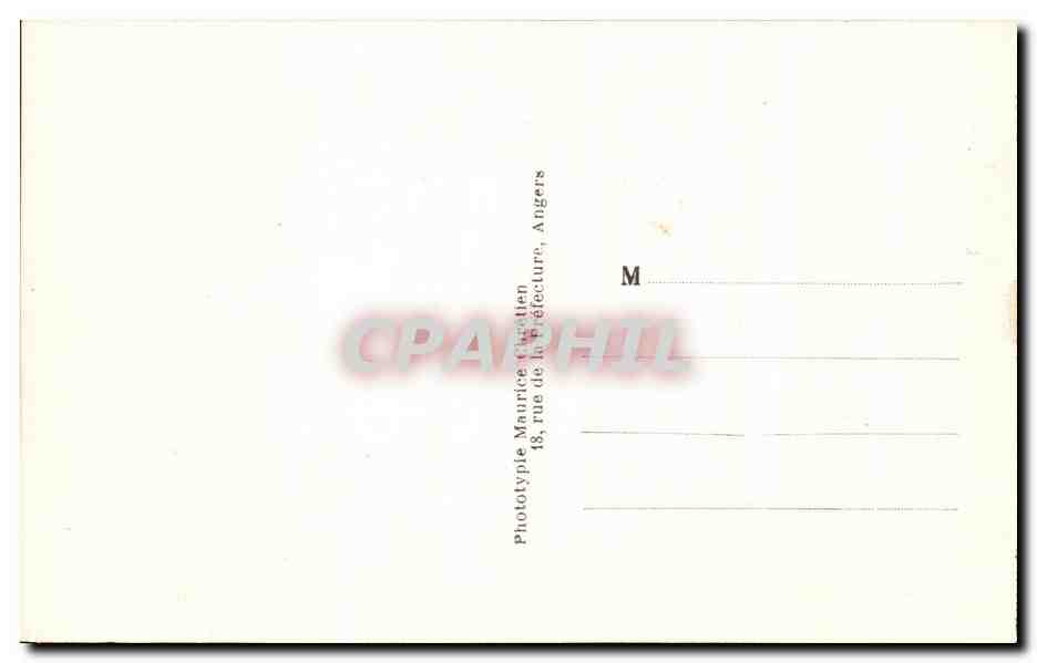 CPA Angers Cathedrale St Maurice Le Maitre Autel — Verso