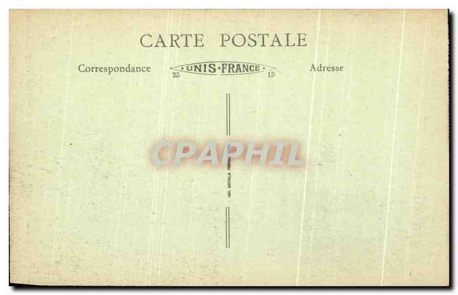 Les Collines de Lorette — La Falaise de Vimy et son entonnoir — Édition Fauchois, Béthune — Rückseite