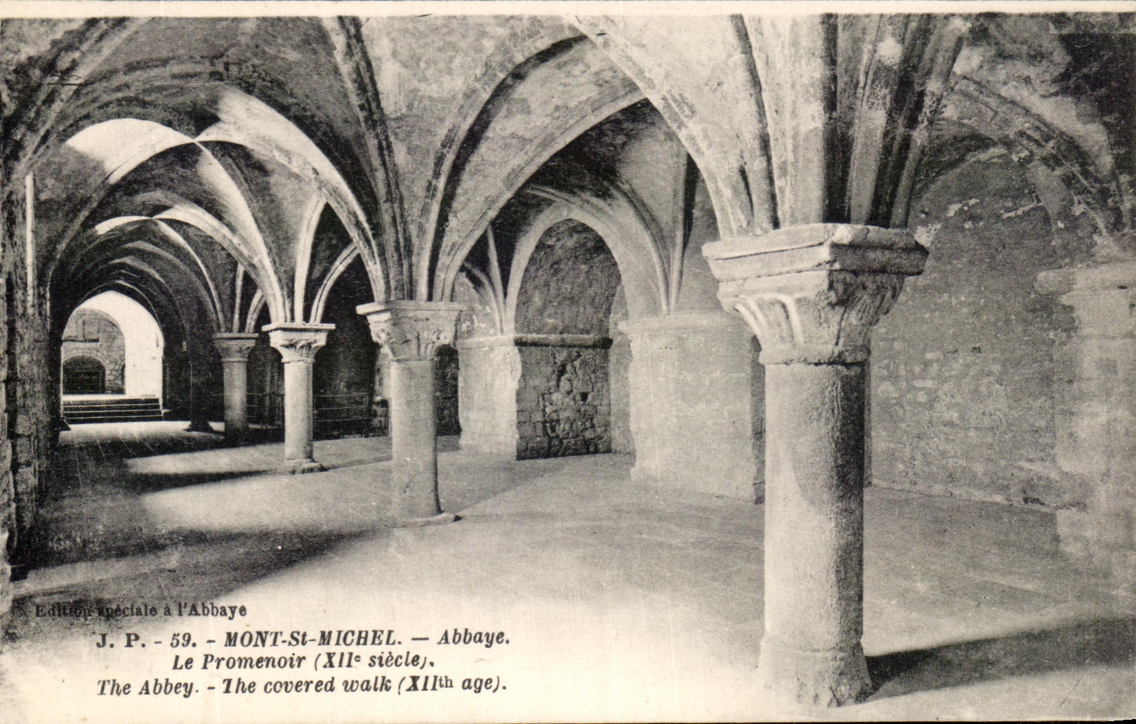 Mont-Saint-Michel — El Promenoir (siglo XII) — J.P. - 59