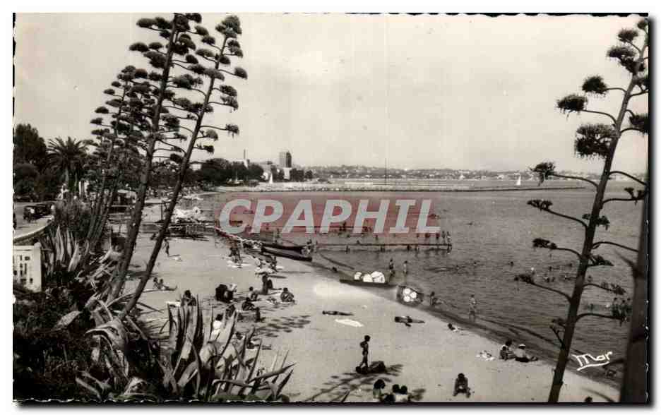 CPA La Cote D'Azur Golfe de Juan La Plage