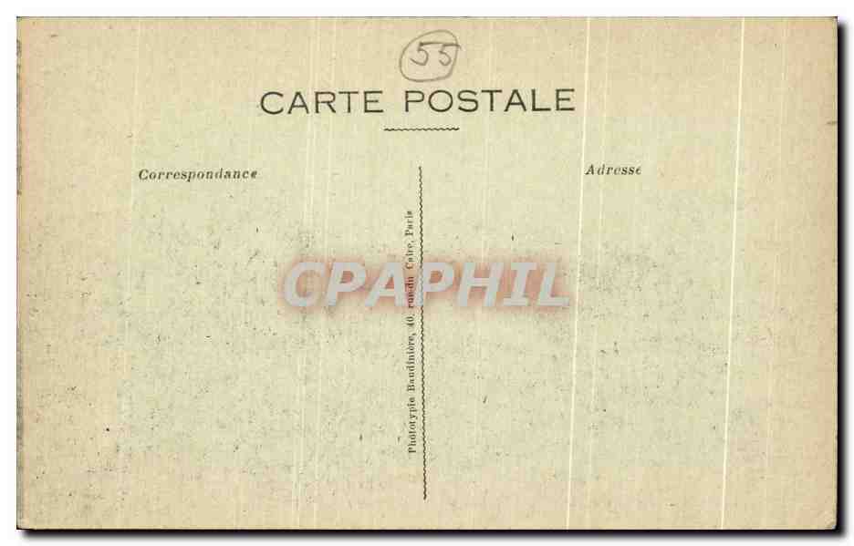 CPA La Grande Guerre Bombardement de Verdun Une Rue detruite Militaria — Rückseite