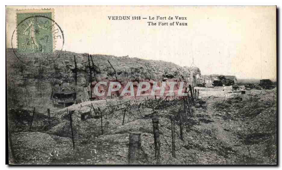 CPA Verdun Le Fort de Vaux Militaria