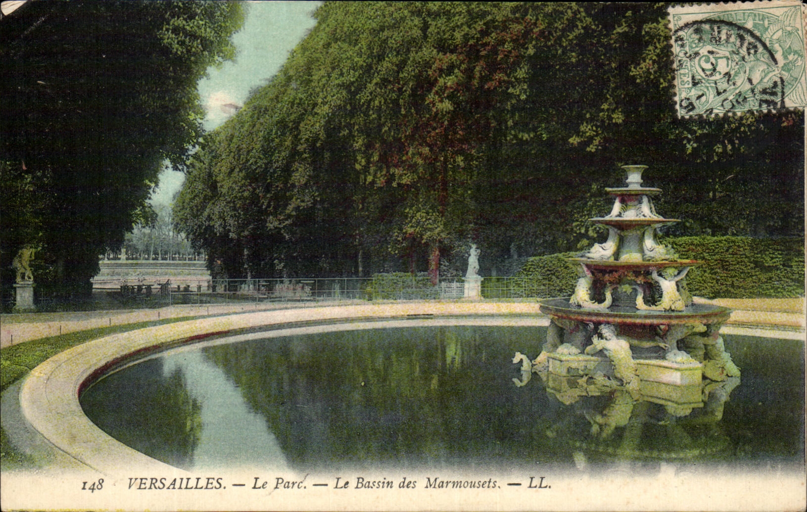 CPA Versailles Le Parc Le Bassin des Marmousets
