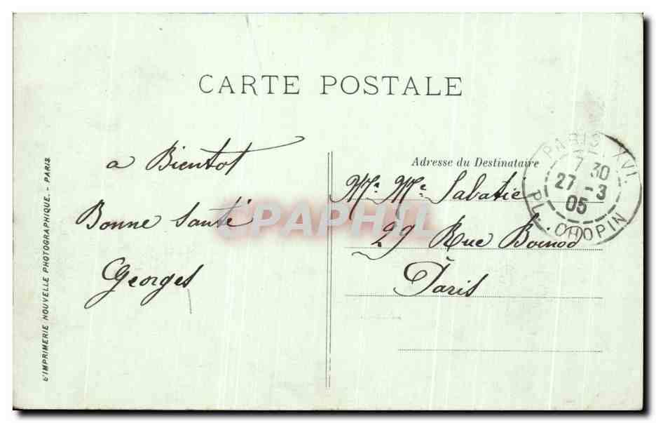 CPA Arras La Porte Baudimont Cavalier et son chien  — Verso