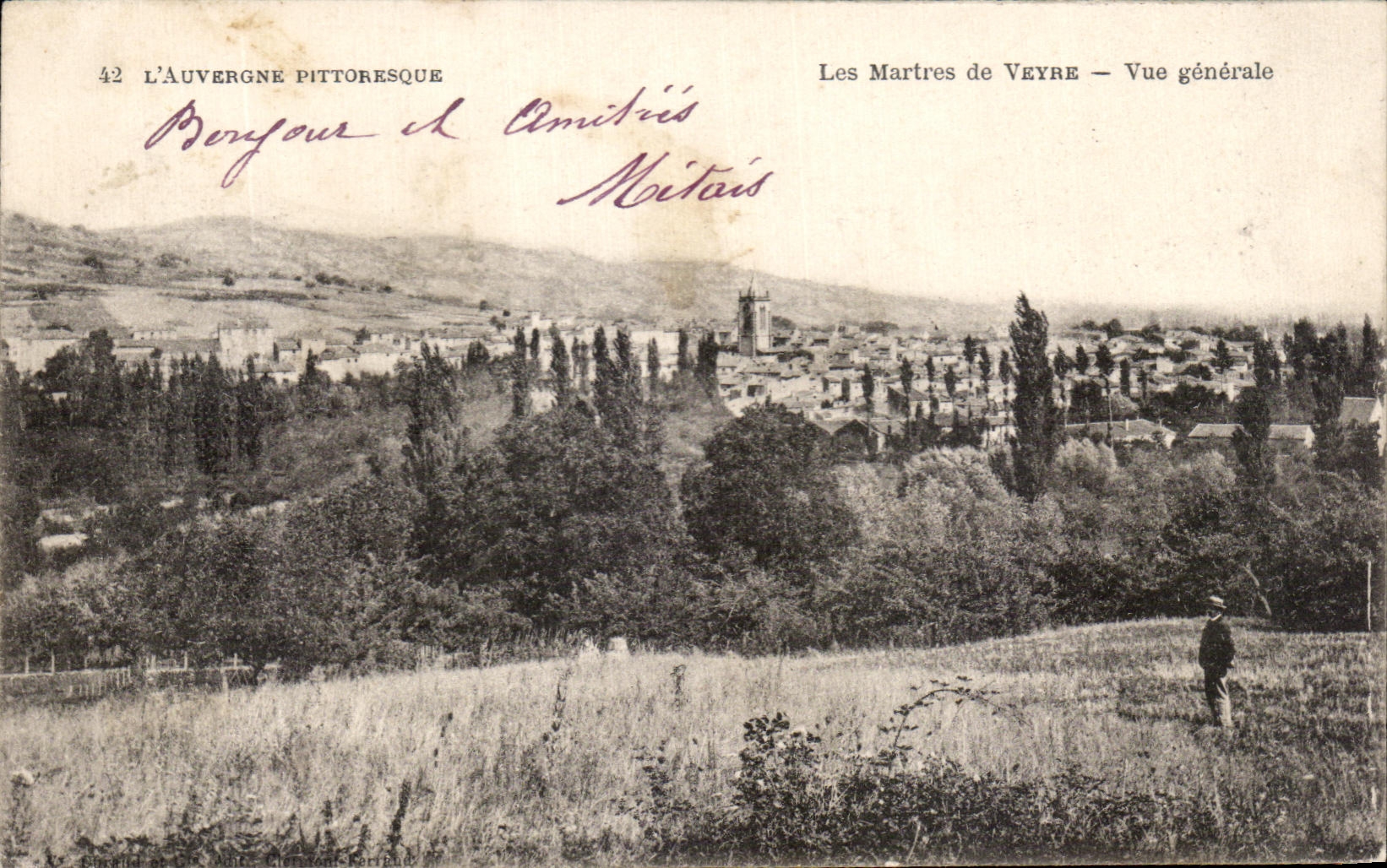 Les Martres de Veyre — Vue générale — L'Auvergne pittoresque, série 42