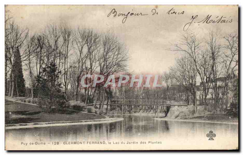 Glermont-Ferrand, le Lac du Jardin des Plantes — Puy-de-Dôme - 128 — éditeur non identifié