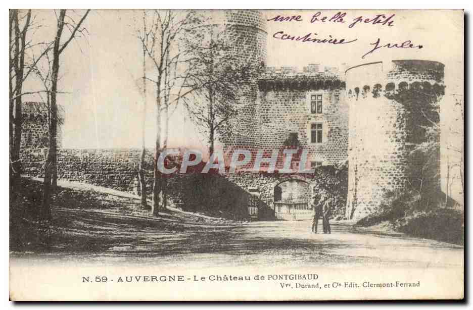 CPA Auvergne Le Chateau de Pontgibaud
