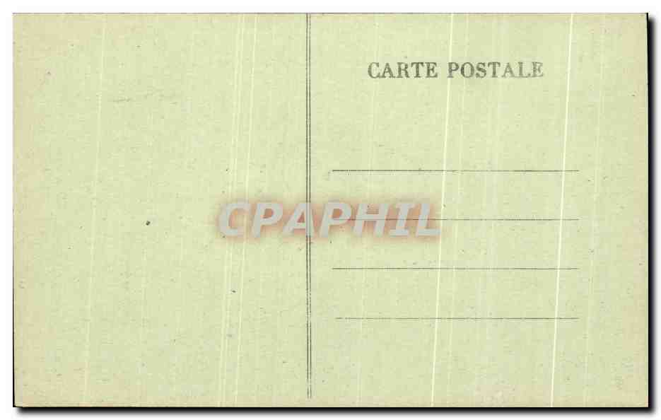 CPA Chateau de Pestel  — Verso