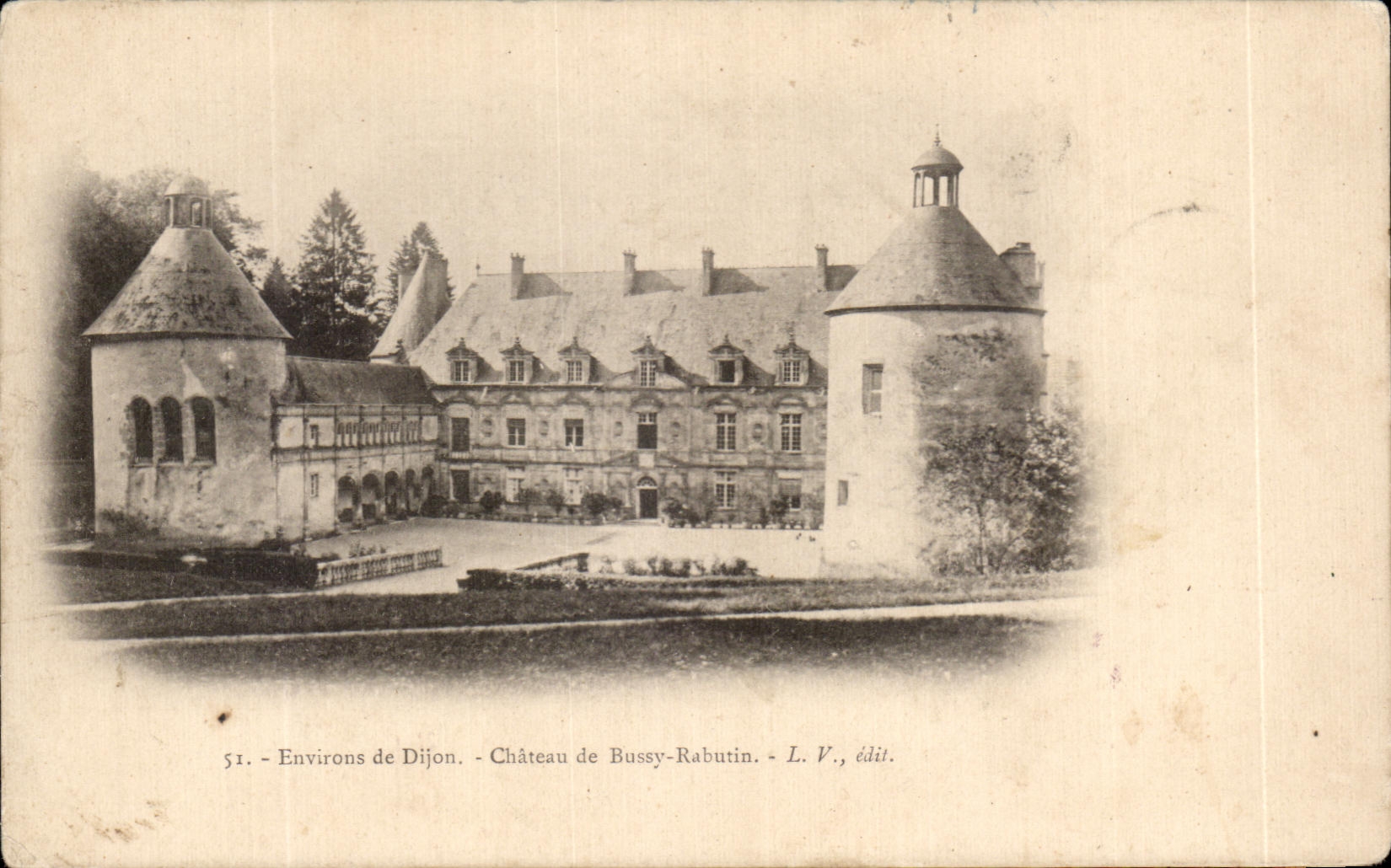 CPA Environs de Dijon Chateau de Bussy Rabutin 