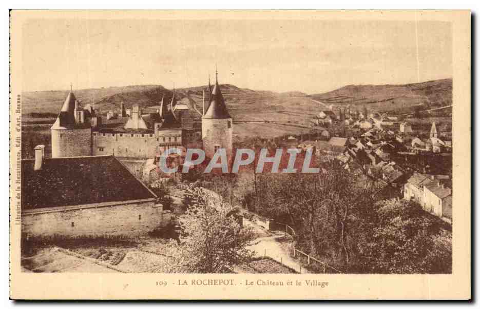 LA ROCHEPOT - Le Château et le Village - Librairie de Romainville, Édit. d'Art. Benaux