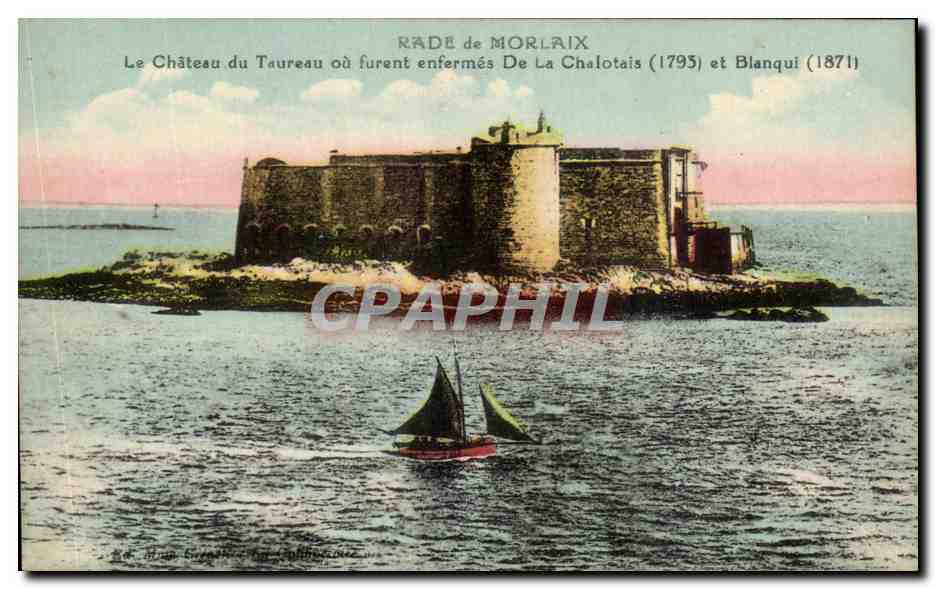 CPA Rade De Morlaix Le Chateau Du Taureau Ou Furent Enfermes De La Chalotais
