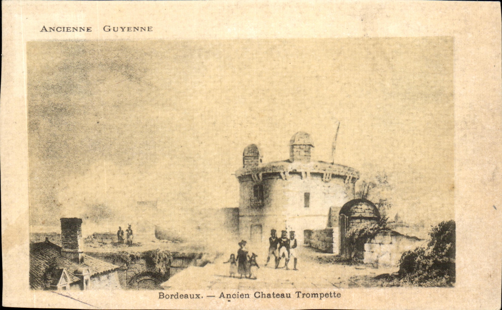 CPA Ancienne Guyenne Bordeaux Ancien Chateau Trompette