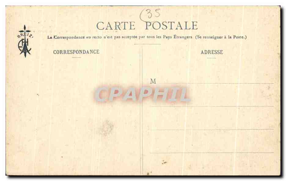 Le Boschet à Bourg-des-Comptes — Ancienne habitation du Cardinal St-Marc — Coll. E. Hamonic — Reverso