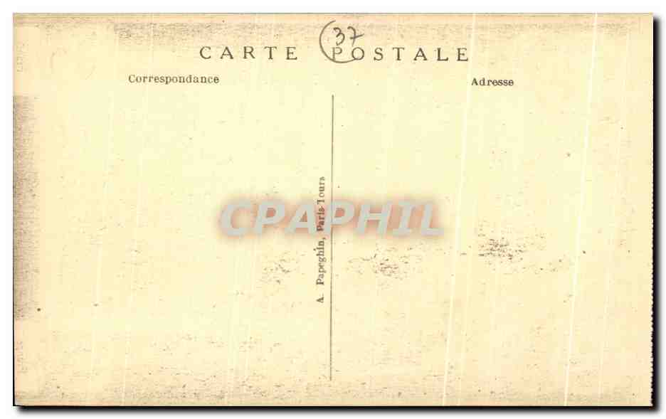 CPA Le Chateau D'Usse Est — Rückseite
