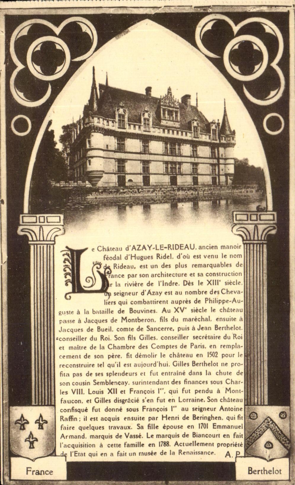 CPA Le Chateau De Azay 