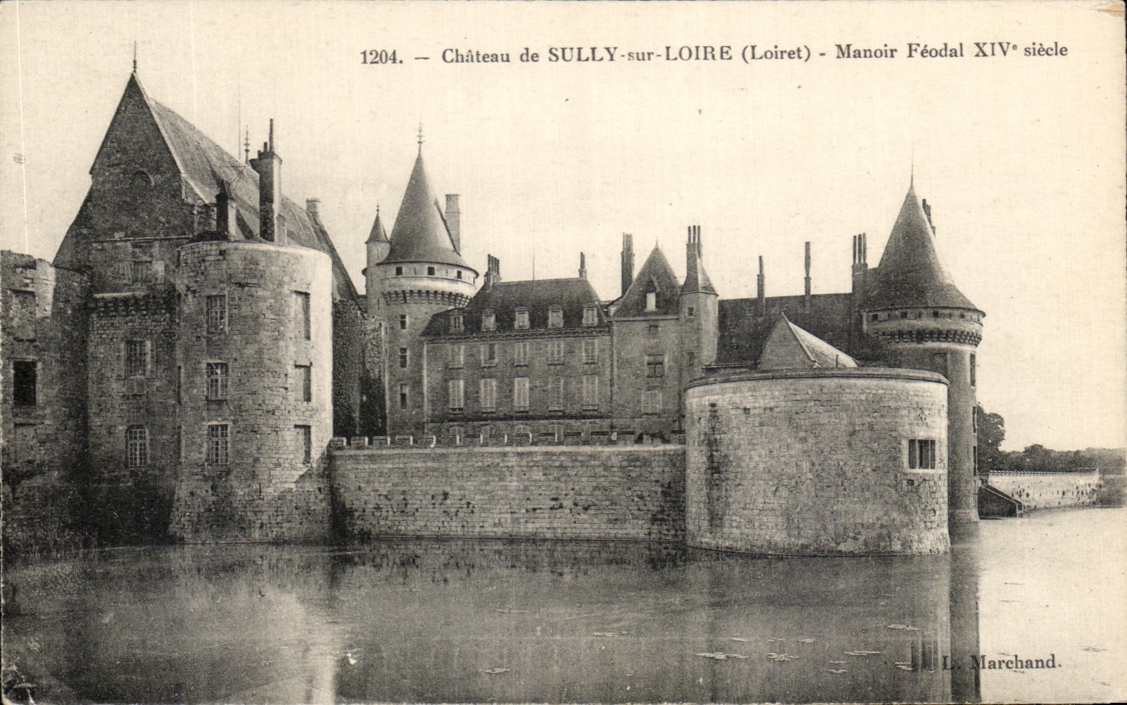 CPA Chateau de Sully sur Loire Manoir Feodal 