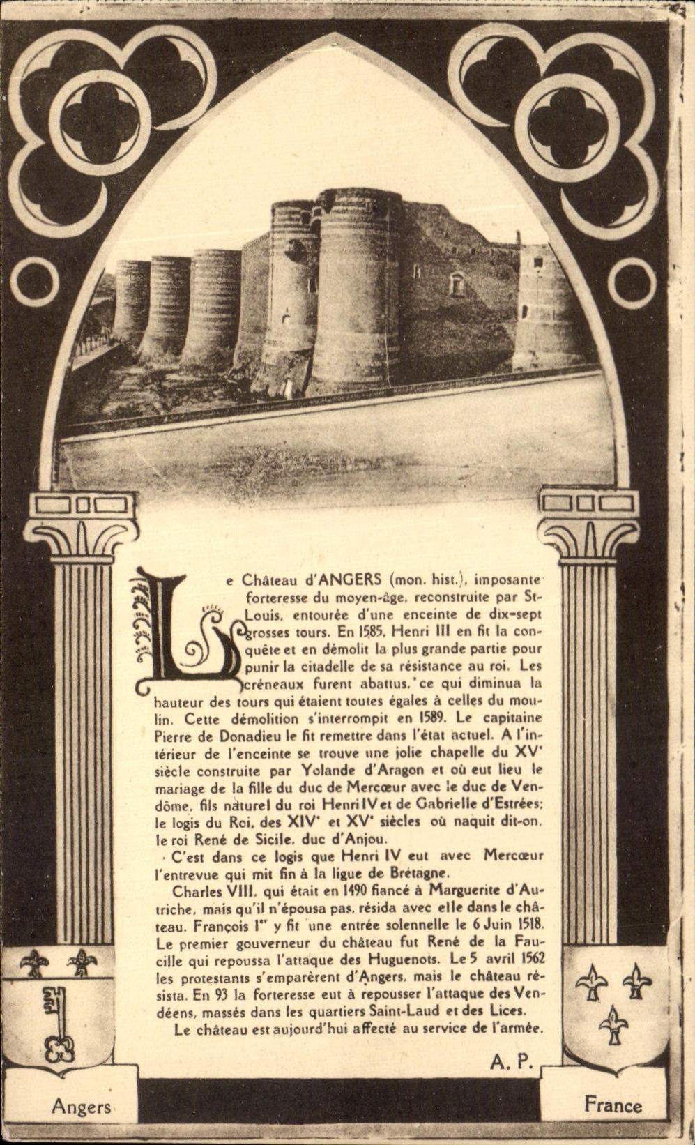 CPA Angers Chateau