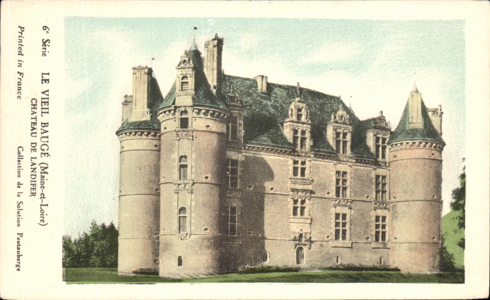 CPA Le Vieil Bauge Chateau De Landifer 