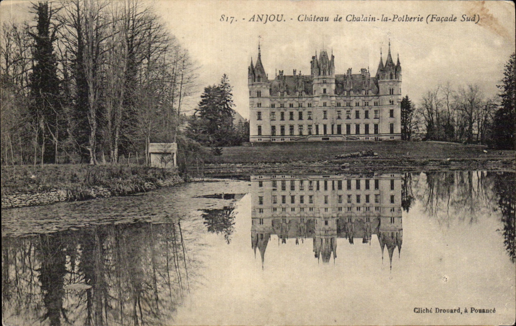 CPA Anjou Chateau de Chalain la Potherie