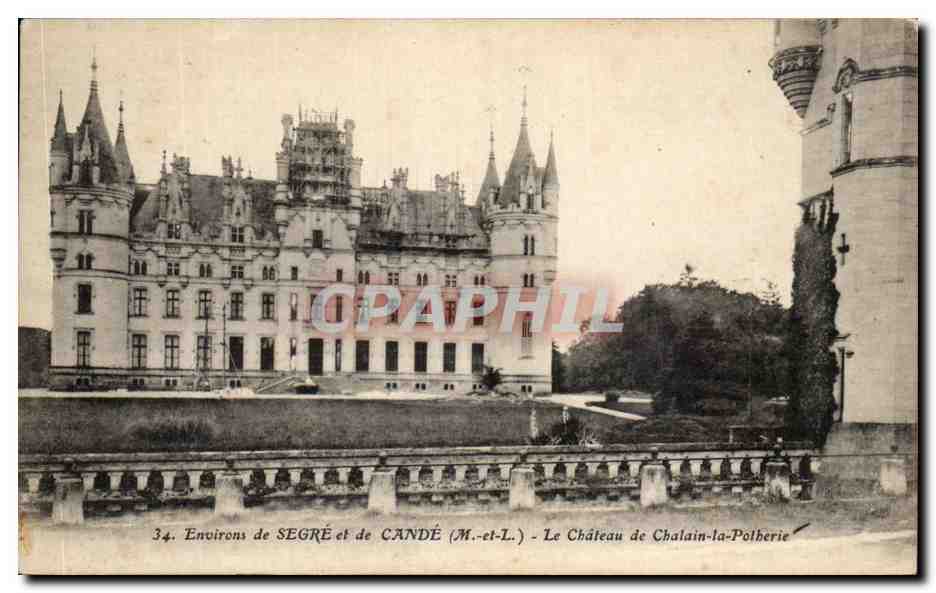 CPA Environs de Segre et de Cande Le Chateau de Chalain la Polherie