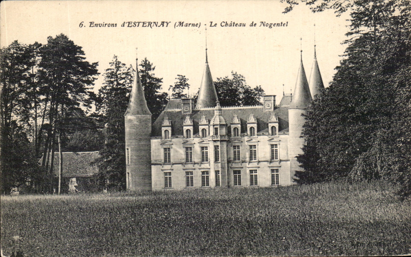 CPA Environs d'Esternay Le Chateau de Nogentel