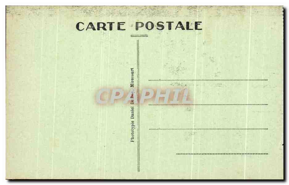 CPA Bourbonne Les Bains Le Chateau La Poterne — Rückseite