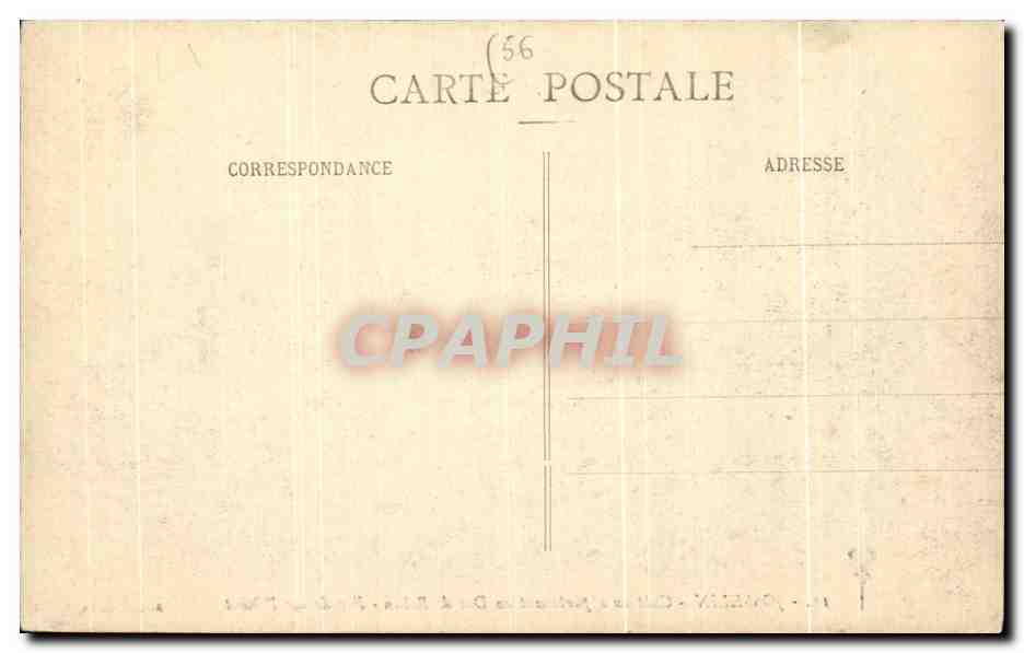 Josselin - Château appartenant au Duc de Roban - Façade sur l'Ouest — Artaud-Nozais, Nantes — Rückseite