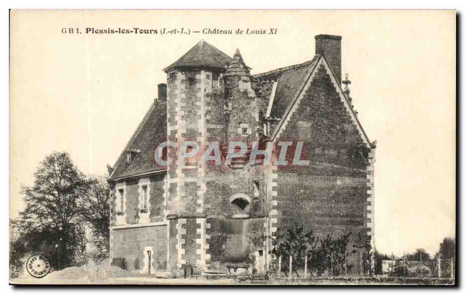 CPA Plessis Les Tours Chateau De Louis XI
