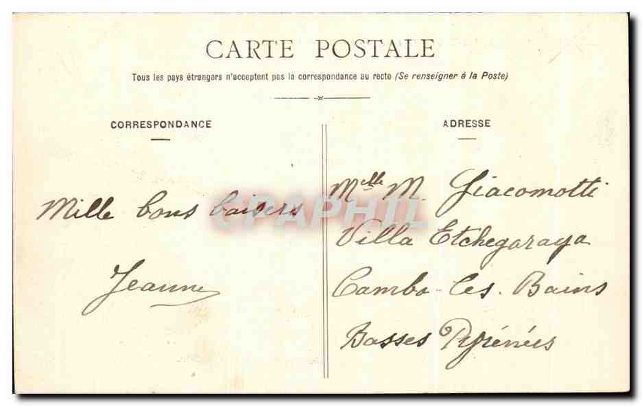 CPA Plessis Les Tours Chateau De Louis XI — Rückseite