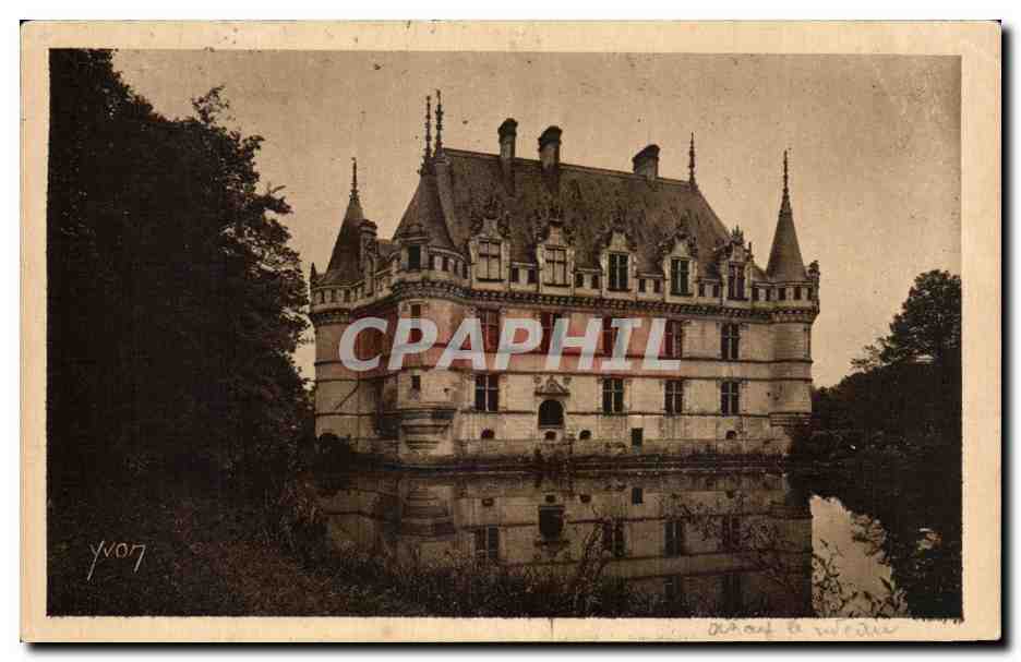 CPA La Douce France Chateau Le Chateau d'Azay Le Rideau