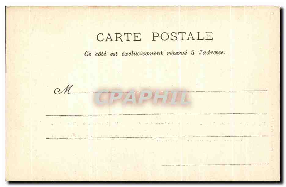 CPA Environs Du Puy L'Ancien Chateau Fort De Saint Vidal — Rückseite
