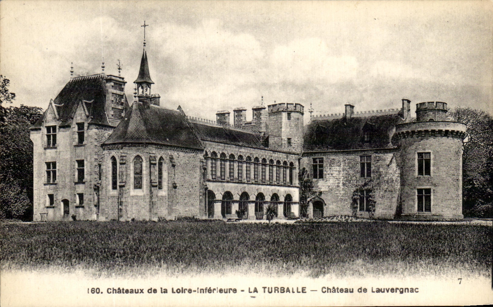 CPA Chateaux De La Loire Inferieure La Turballe Chateau De Lauvergnac