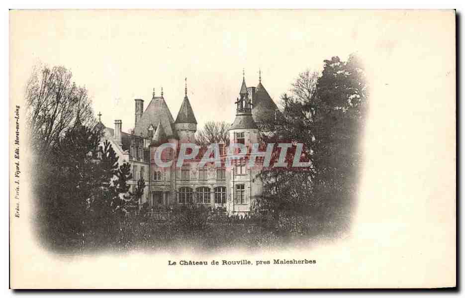 CPA Le Chateau De Rouville Pres Malesherbes