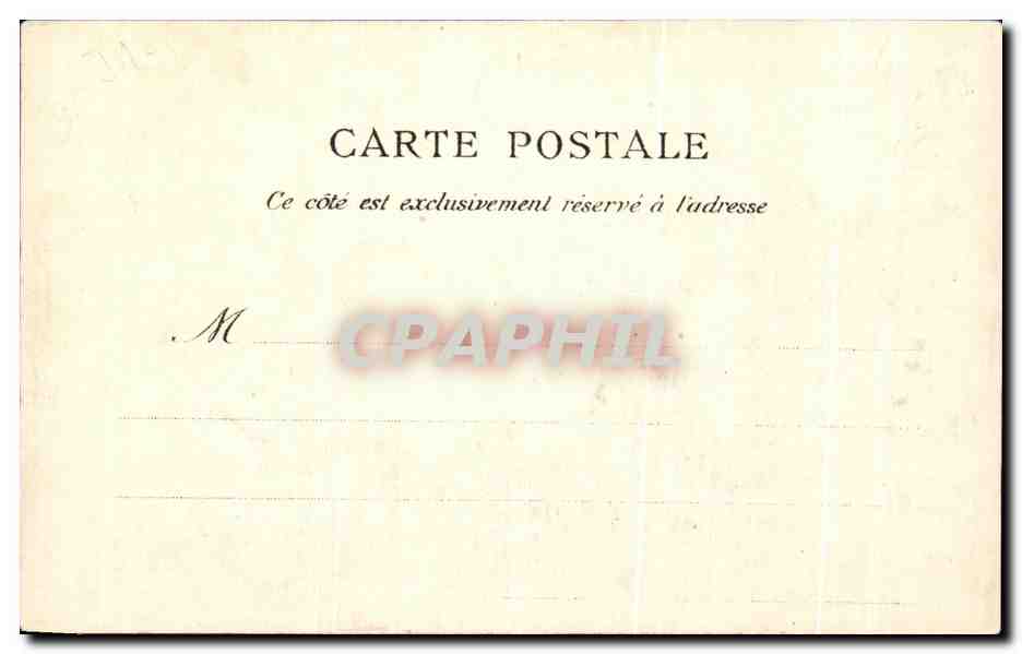 CPA Le Chateau De Rouville Pres Malesherbes — Rückseite